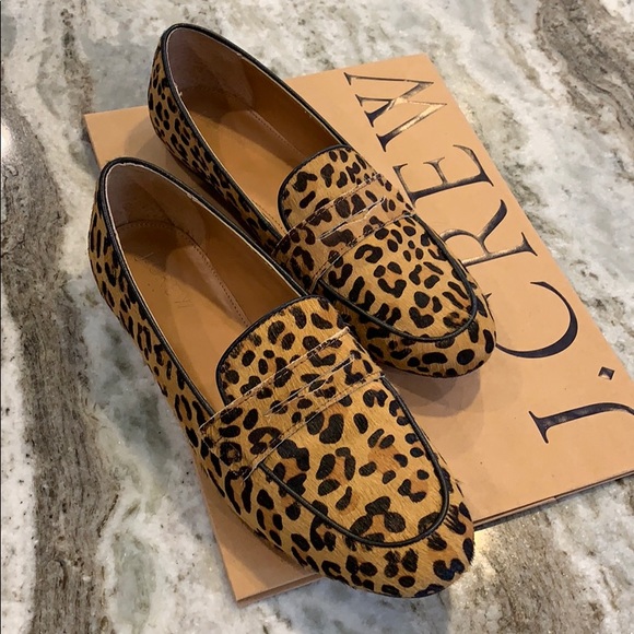 J. Crew Shoes - J.Crew Calf Hair Leopard Loafers 🐆